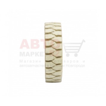 Шина цельнолитая 5.00-8 немаркая (белая) (без бурта) "3.00" WINDSTORM 99031552-1