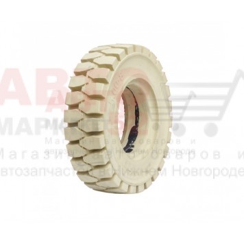 Шина цельнолитая 5.00-8 немаркая (белая) (без бурта) "3.00" WINDSTORM 99031552