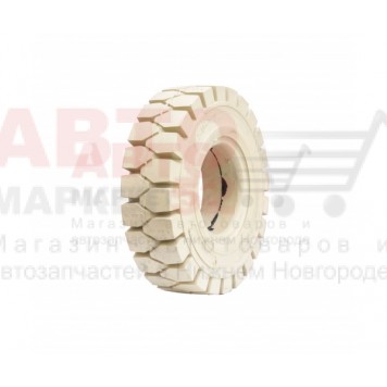 Шина цельнолитая 6.50-10 немаркая (без бурта) (белая) "5.00" WINDSTORM 99031599