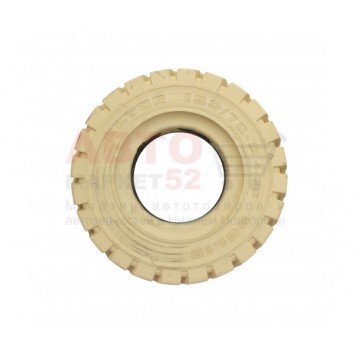 Шина цельнолитая 18x7-8 (180/70-8) немаркая (белая) (без бурта) WINDSTORM 99041558-2